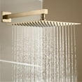 thumbnail image 3 of Cobbe Shower Set,10-inch Rainfall Shower Head with Handheld Sprayer,Shower system for Bathroom Rough-in Valve Body and Trim Included, Brushed Gold, 3 of 12
