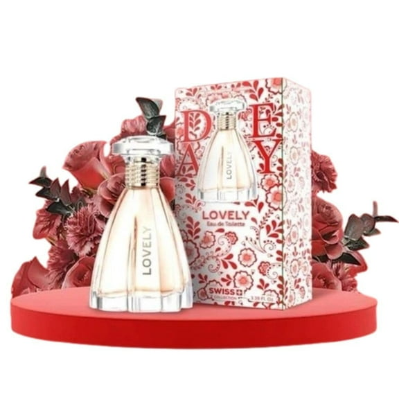 Lovely Perfume for Women – Eau de Toilette Spray – 3.38 oz (100 ml) – Long-Lasting Fresh and Feminine Fragrance
