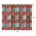 thumbnail image 5 of Pioneer Flower Floral Print Pattern Shower Curtain 84"x72", Bathroom Decorative Shower Curtain Set with 12 Hooks, Waterproof Washable, 5 of 6
