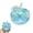 Blue Emeralds, variant on The Apple Shaped Stress Balls Toys, Handmade Clear Sticky Fruit Squishies, Soft Novelty Rebounding Squishies Toys for Anxiety Relief & Focus, Party Favors