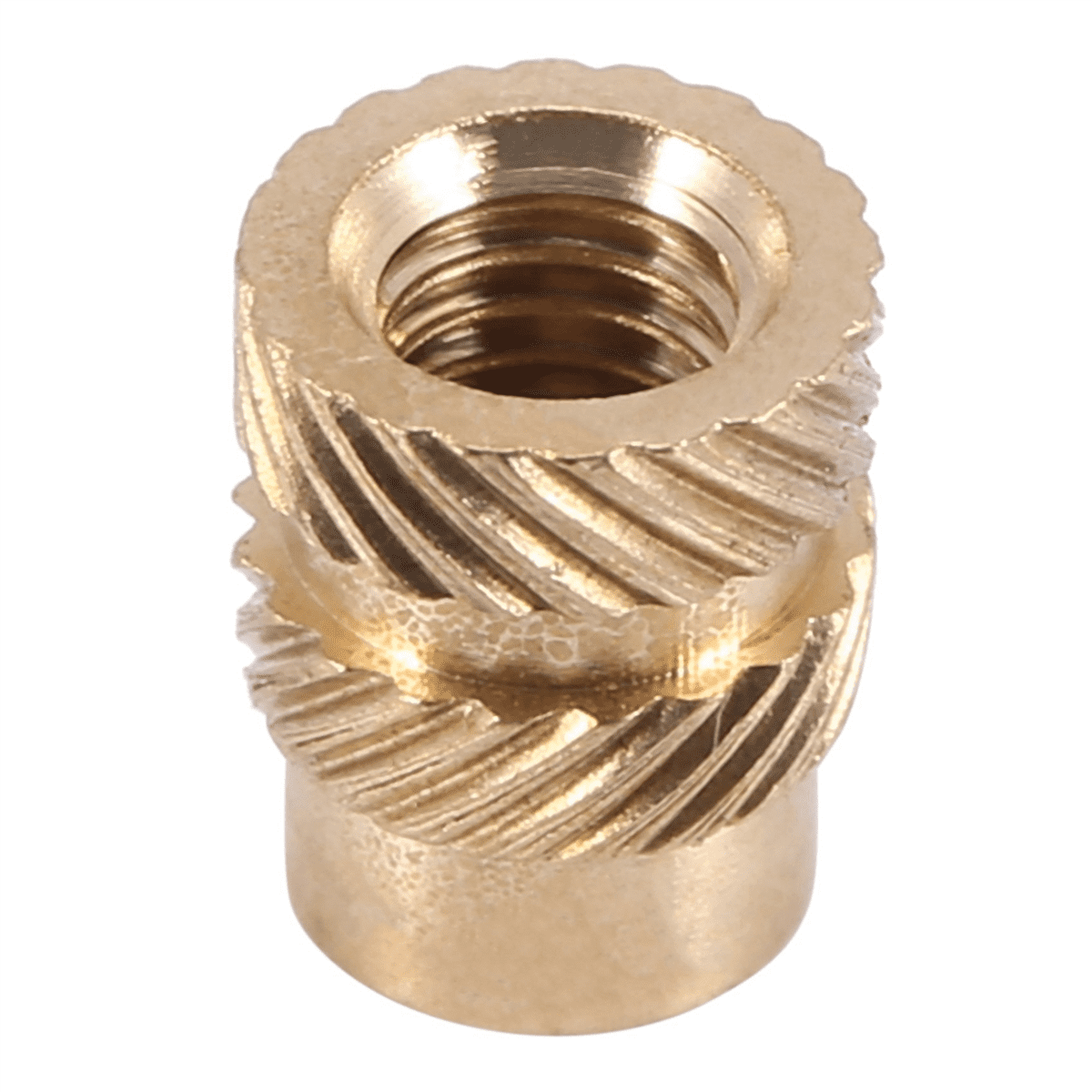 1000Pcs M3 Thread Knurled Brass Threaded Heat Set Heat Insert Embedment Nut for 3D Printer