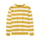 thumbnail image 5 of SUDADERAS PARA HOMBRES INSPIRE CHIC Cuello Redondo de Rayas de Contraste de Manga Larga Ajuste Regular Sudadera L Amarillo Blanco, 5 of 6