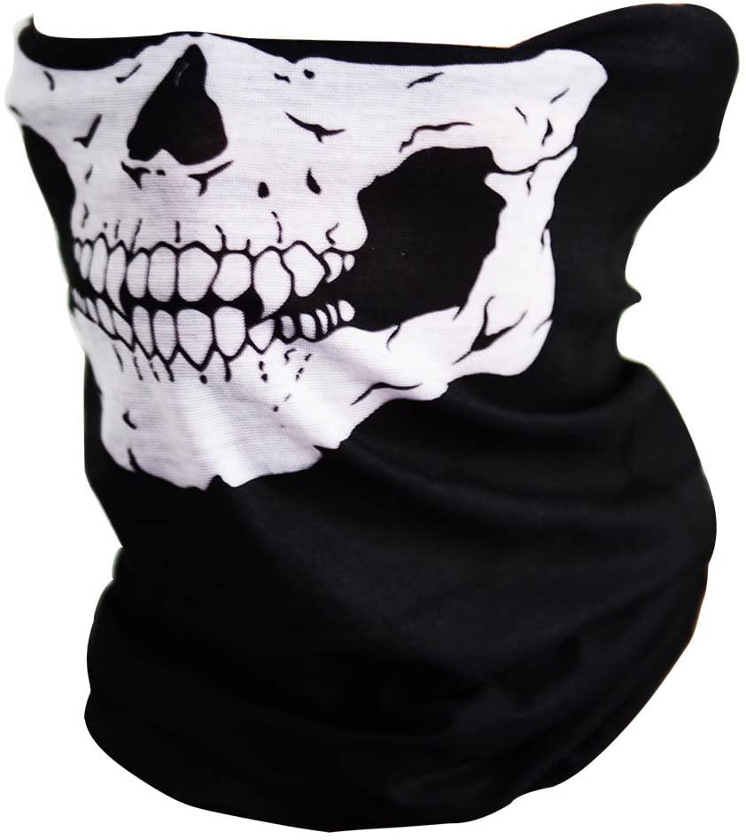 ChengMaR Skull Hand Trendy Seamless Bandana Neck Gaiter Tube for Outdoor Sports Cycling ChengMaR Skull Hand Trendy Seamless Bandana Neck Gaiter Tube for Outdoor Sports Cycling