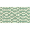 thumbnail image 1 of Loloi Venice Beach 2'3" x 3'9" Hand Hooked Rug in Turquoise and Ivory, 1 of 2