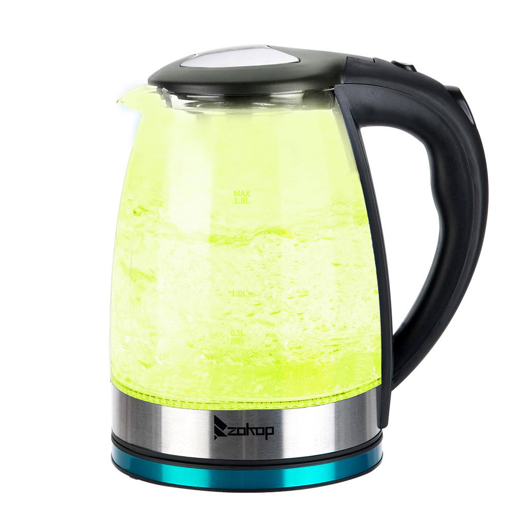 Zimtown 1.8L Electric Kettle Glass Kettle with Removable Tea Infuser, Fast Boiling, Colorful - image 5 of 7