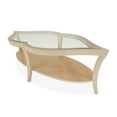 thumbnail image 6 of Michael Amini Malibu Crest Glass Cocktail Table - Chardonnay, 6 of 11