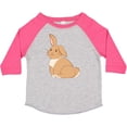 thumbnail image 3 of Inktastic Easter Cute Floppy Ear Brown Bunny Boys or Girls Toddler T-Shirt, 3 of 5