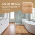thumbnail image 4 of Unique Bargains Soft Absorbent Microfiber Non-Slip Washable Bathroom Rug Khaki 32" x 20", 4 of 6