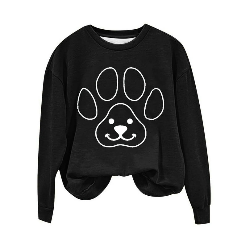 Tawop Sweatshirt Tops Sweatshirts for Women Crew Neck Long Sleeve