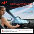 thumbnail image 4 of A-Premium Dashboard Air Vent Compatible with Audi A6/A6 Quattro 2007 2008 2009 2010 2011, Front Right, Black, 4 of 5