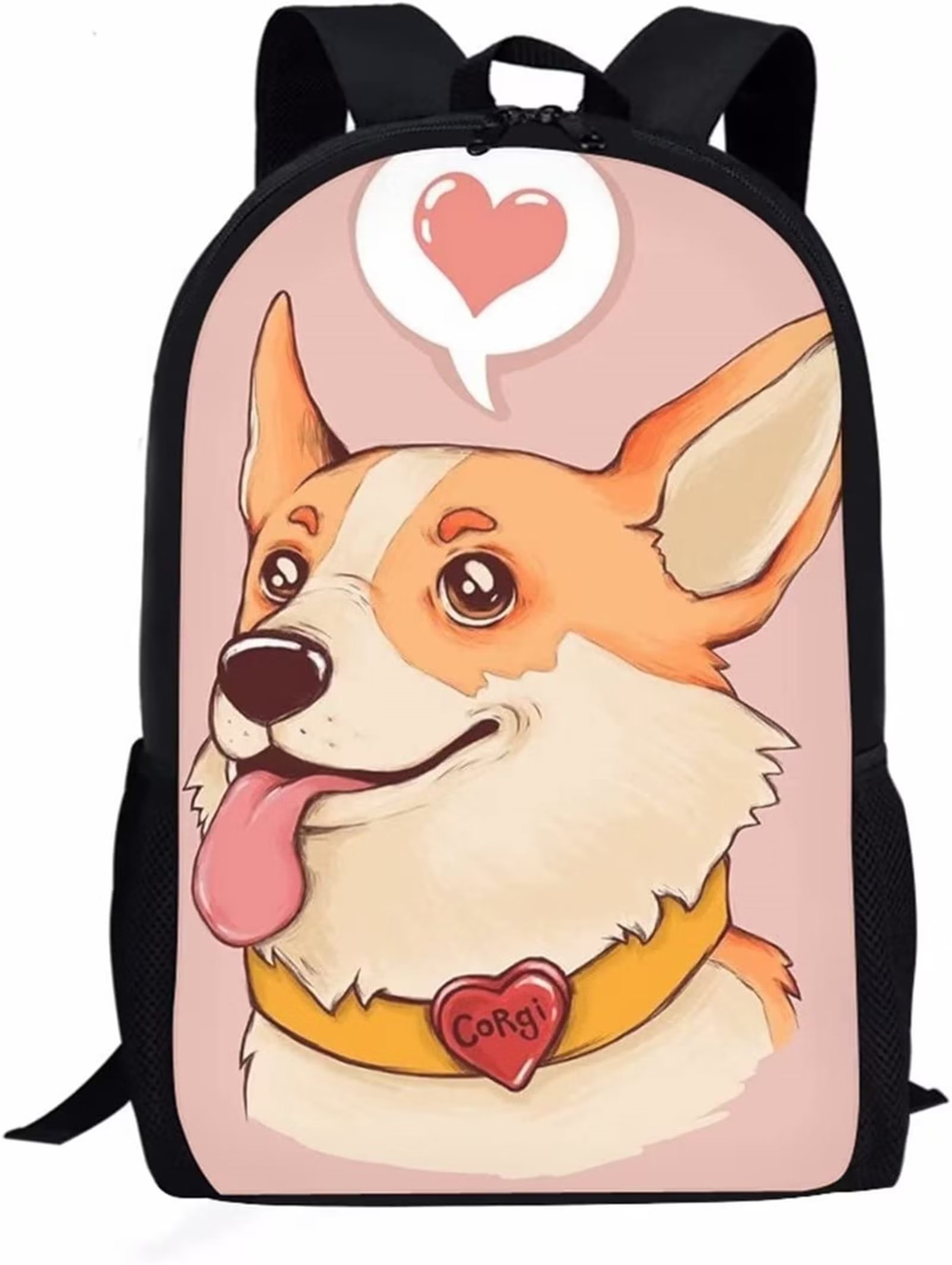 FKELYI Pet Backpack Backpacking,Cute Dog Shoulder Schoolbags for