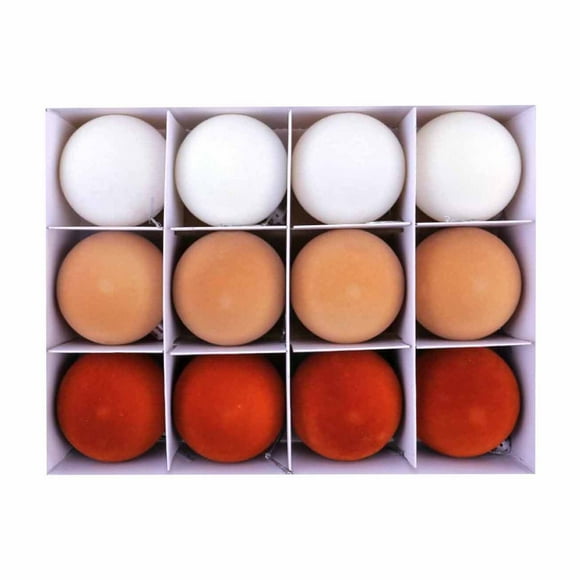Christmas Decorations Colourful Flocking Christmas Ball Decorations Diy Plush Round Ball Boxed Christmas Tree Decoration Ball Hanging Accessories D One Size