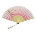 thumbnail image 3 of Barhoo Folding Fan, Fans Clearance, Folding Fans Handheld Fans Bamboo Fans Women's Hollowed Bamboo Hand Holding Fan G, 3 of 3