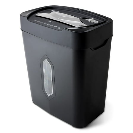 12-Sheet Anti-Jam  Crosscut Paper and Credit Card Shredder with 4.5-gallon basket 