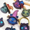 thumbnail image 3 of Molde de resina Epoxy de gato Bruja de Halloween JanHm molde de fundición de silicona, 3 of 5