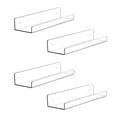 Homemaxs Record Wall Shelf Vinyl Acrylic Display Shelves Mount Storage