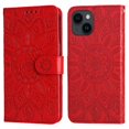 thumbnail image 2 of Funda tipo cartera GANGXUN para iPhone 13 , diseño girasol, cuero PU, soporte, cierre magnético, tarjetero, 2 of 5