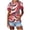Red, variant on Lolmot Tops for Women Casual Comfy Round-Neck Blouse Summer Short-Sleeved Independence Day Print Tees Fashion Summer Basic Top T Shirt