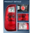 thumbnail image 2 of Nilight Taillight Assembly Compatible with 2008-2016 Ford F250 F350 F450 Super Duty Rear Lamp Replacement OE Style Driver Side, 2 of 7