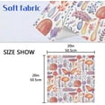 thumbnail image 5 of Coolnut Set of 4 Mushroom Butterfly Satin Napkin Square 20 Inches Table Napkins Soft Smooth Decorative Napkins for Wedding Banquet Party Decoration, 5 of 6