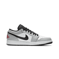 thumbnail image 3 of Neck-zapatillas de baloncesto Retro Air Jordan 1 ”para hombre, calzado antideslizante de piel sintética, resistente al desgaste, color gris humo claro3186, 3 of 5