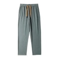 thumbnail image 2 of Mens Sweatpants Tracksuit Bottoms Open Bottom Sweatpants Lightweight Joggers XL, 2 of 10