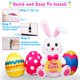 thumbnail image 4 of OurWarmEaster Decoration 2023 Rabbits Eggs Bunny Outdoor Inflatables Decorations With Lights For Garden Lawn Home Holiday Party, 4 of 4