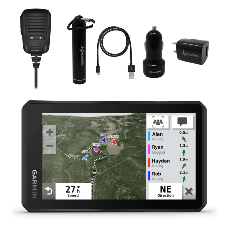 Garmin Tread Powersport Offroad GPS Navigator with Group Ride Radio and Power Pack