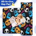 thumbnail image 4 of Colorful Halloween Elements Pattern Toddler Nap Mats for Kids Preschool,59"x22" Sleeping Mat Bag or Kids,Toddler Sleeping Bag,Toddler Nap Mat or Daycare, 4 of 6