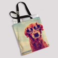 thumbnail image 2 of PKQWTM Golden Retriever Toned Retro Vintage Filter Sunglasses Canvas Shoulder Bags Handbags Tote Bags Shopping Bag, 2 of 2