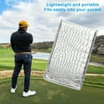 thumbnail image 4 of Uxcell Golf Scorecard Holder, Leather Yardage Book Cover Golf Score Sheet, Silver Tone, 4 of 5