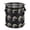 Bird Faces, variant on Pop-Up Collapsible Laundry Hamper With Zippered Lid Dual Handles 50L Aztec Print Pattern