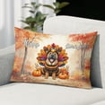 thumbnail image 2 of Happy Thanksgiving Chinese Shar-Pei Turkey Costume Pumpkins Autumn Leaves Pillowcase Double Sided Dog Lover Pillow Case Covers - 130144, 2 of 3