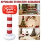 thumbnail image 4 of Decoraciones navideñas, modelo de buzón inflable de PVC, decoración navideña para la víspera de Navidad, artículos de decoración para interiores y exteriores, modelo de buzón inflable de PVC, 4 of 8
