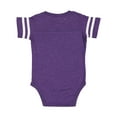 thumbnail image 2 of Rabbit Skins Infant Football Bodysuit, Vn Purple/Bd White, 24M, 2 of 4