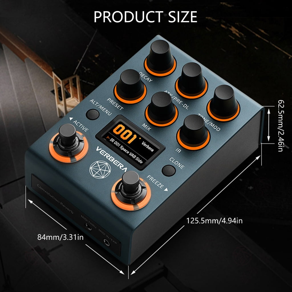 1. Multi-Effects Guitar Pedal: Distortion, Delay Modes | Customizable Parameters & Compact Design for Live Performances