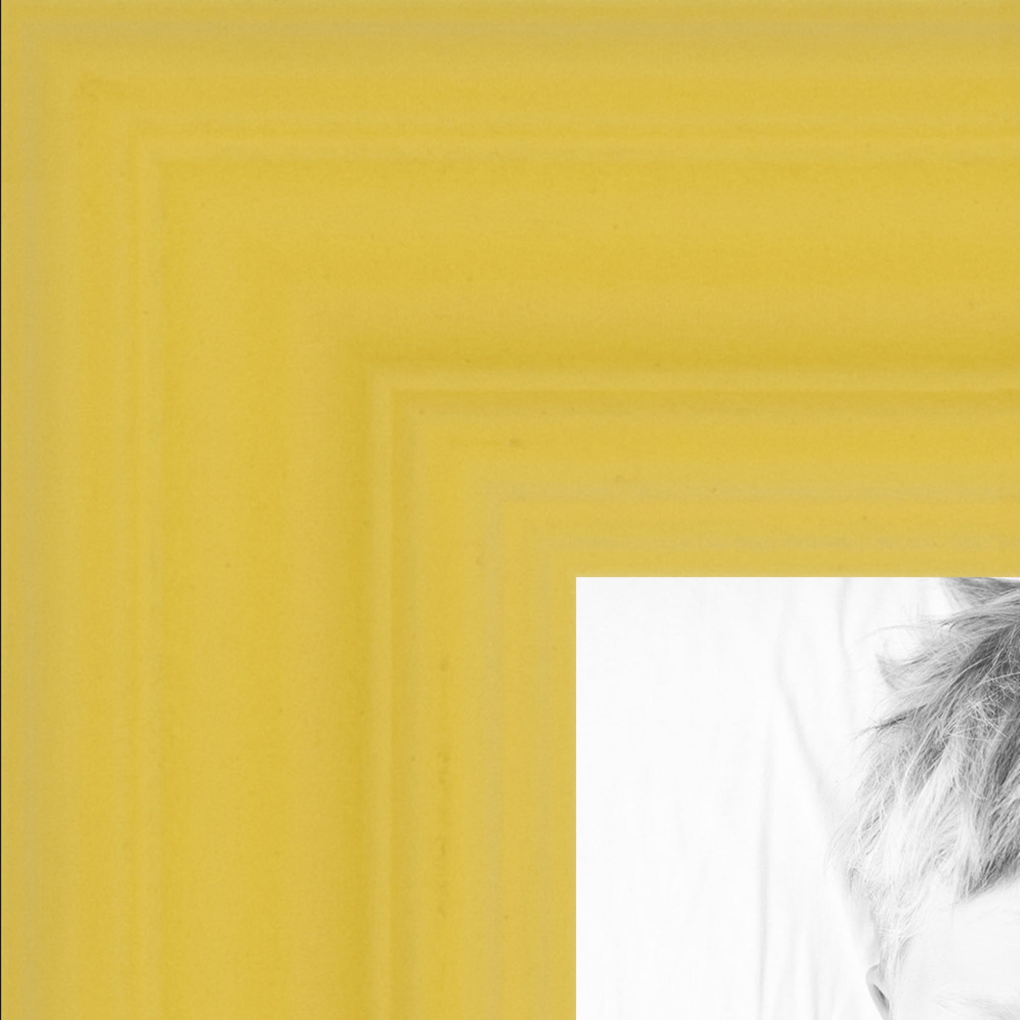 ArtToFrames 20x20 Inch Yellow Picture Frame, This Yellow Wood Poster