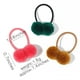 thumbnail image 4 of Juego de cuerdas para el pelo de doble Bola de felpa para niñas, gomas elásticas para el pelo de Color sólido, accesorios para el cabello, venta al por mayor, 5 unidades por lote, 4 of 5