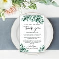 thumbnail image 2 of Koyal Wholesale Silver Dollar Eucalyptus Wedding Thank You Place Setting Cards for Table Reception, 56-Pack, 2 of 5