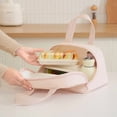 thumbnail image 5 of PRIYAL Insulated Lunch Bag for Women, Portable Lightweight Lunch Box for Adults, Reusable Small Lunch Tote Cooler Bags with Front Zipper Pocket for Work Picnic, 5 of 9