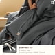thumbnail image 5 of Juego de fundas de edredón Bedsure Cooling Queen Size, gris oscuro, 5 of 9