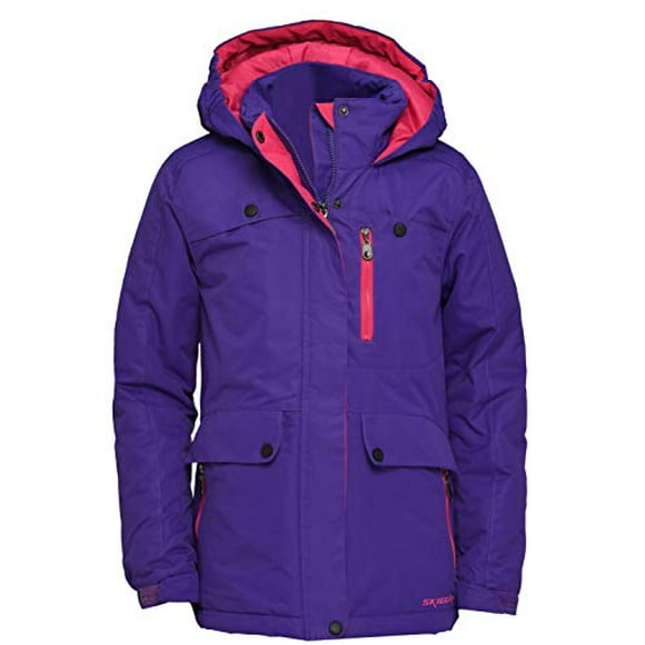 Girls Jackalope Insulated Winter Jacket, Purple, 2T