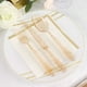 Efavormart 24 Pack | Clear Gold Glittered Heavy Duty Plastic Utensil ...