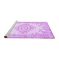 thumbnail image 2 of Ahgly Company Machine Washable Indoor Rectangle Abstract Purple Contemporary Area Rugs, 7' x 10', 2 of 4