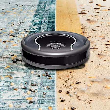 Shark - ION Robot RV761, Wi-Fi Connected, Robot Vacuum with Multi-Surface Cleaning - Black/Navy Blue
