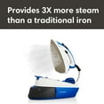 thumbnail image 5 of Reliable Maven 1L Home Ironing Station with Ceramic Soleplate and Auto Shut-Off, White & Blue, 5 of 7
