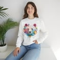 thumbnail image 5 of Unisex Floral Bear Sweatshirt, Animals Sweatshirt, Floral Sweatshirt, Art Design Sweatshirt, 5 of 72