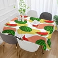 thumbnail image 4 of Coolnut Watermelon Rectangle Tablecloth,Dinner Table Cover for Outdoor & Indoor Patio, Picnic, BBQ, Holiday Party 60x108In, 4 of 7