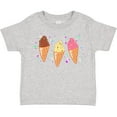 thumbnail image 3 of Inktastic Ice Cream Trio with Sprinkles Boys or Girls Toddler T-Shirt, 3 of 5