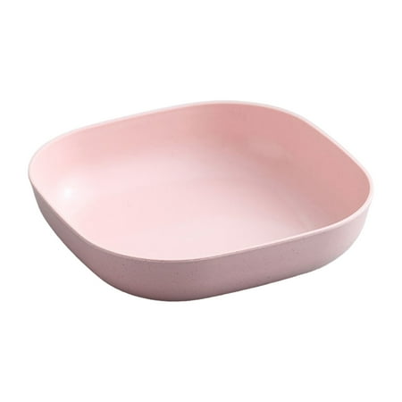 

GZQJFMY Tableware Square Bowl Wheat Straw Spaghetti Bowl Lightweight Bowl Party Snack Soup Dessert Rice Plate Clearance!